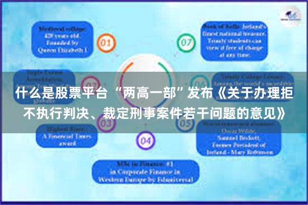 什么是股票平台 “两高一部”发布《关于办理拒不执行判决、裁定刑事案件若干问题的意见》